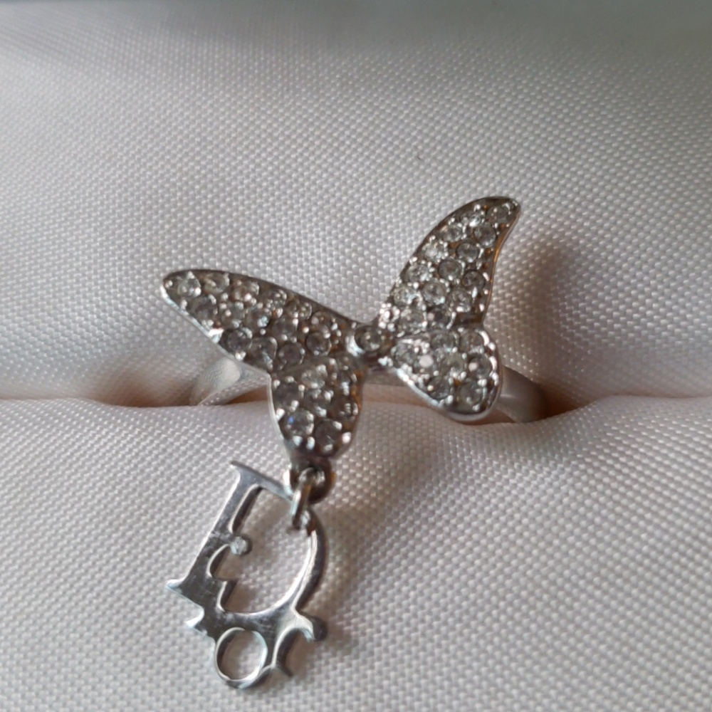 Christian Dior vintage butterfly ring